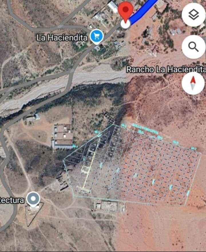 Mapa referencial de la ubicación de Rancho La Haciendita
